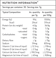 Vita Sol Flexibility Wholefood Powder