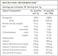 Vita Sol Infinity Anti-Ox + Vit C Wholefood Powder