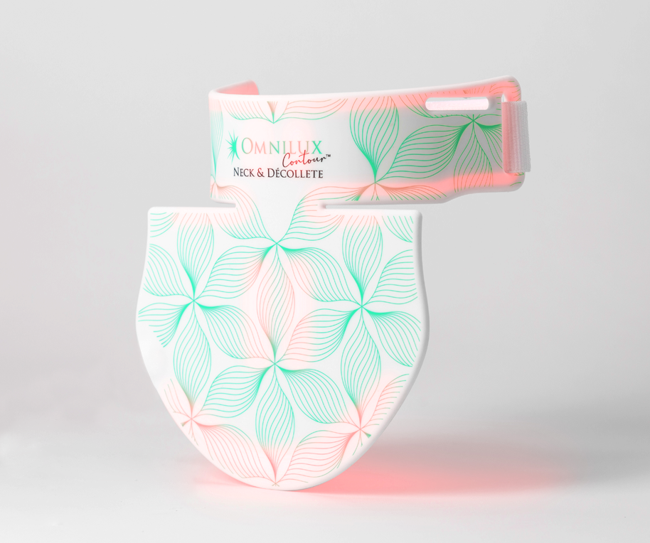 Omnilux Contour Neck Décolleté LED Mask + Bonus Ampoules