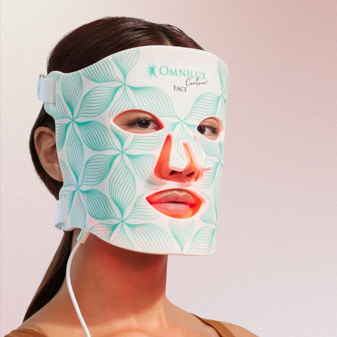 Omnilux Contour LED Face Mask + Bonus Ampoules