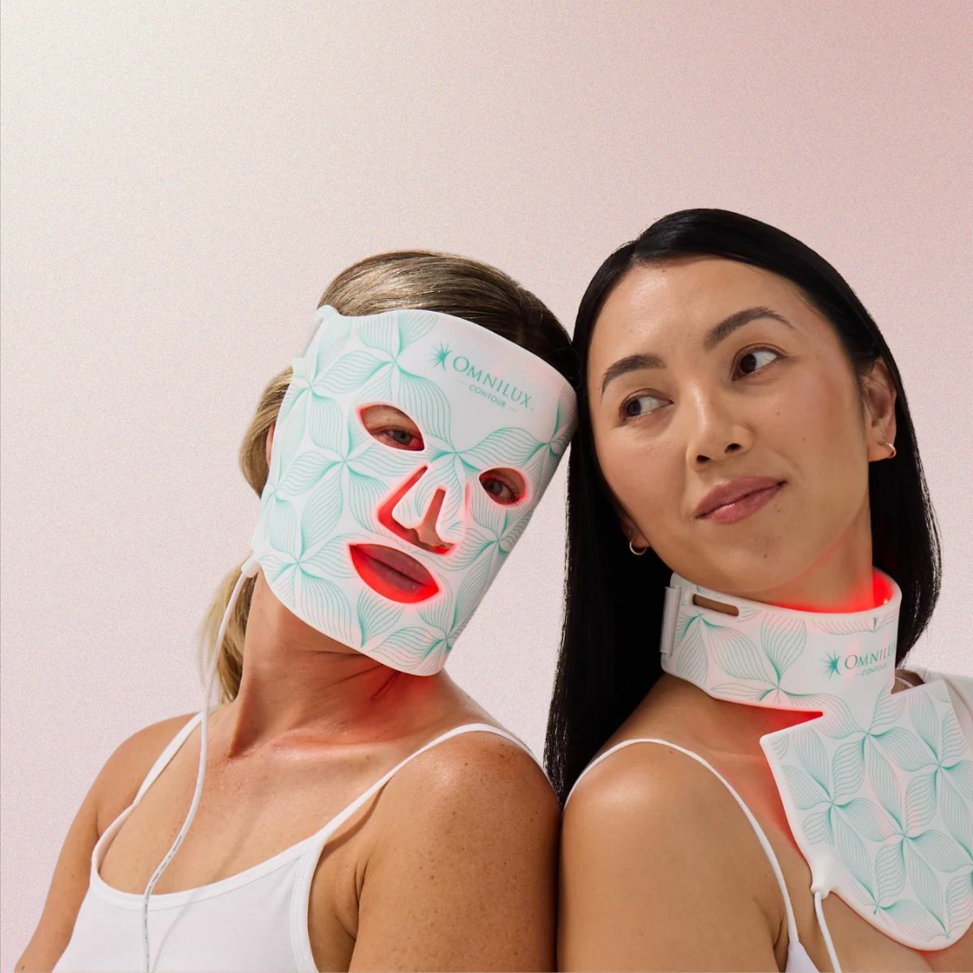 Omnilux Contour LED Face Mask + Bonus Ampoules